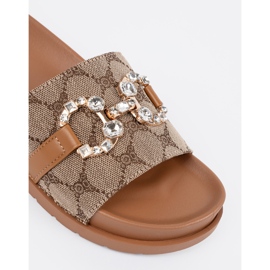 Seastar Flip brun -flops avec décoration 5