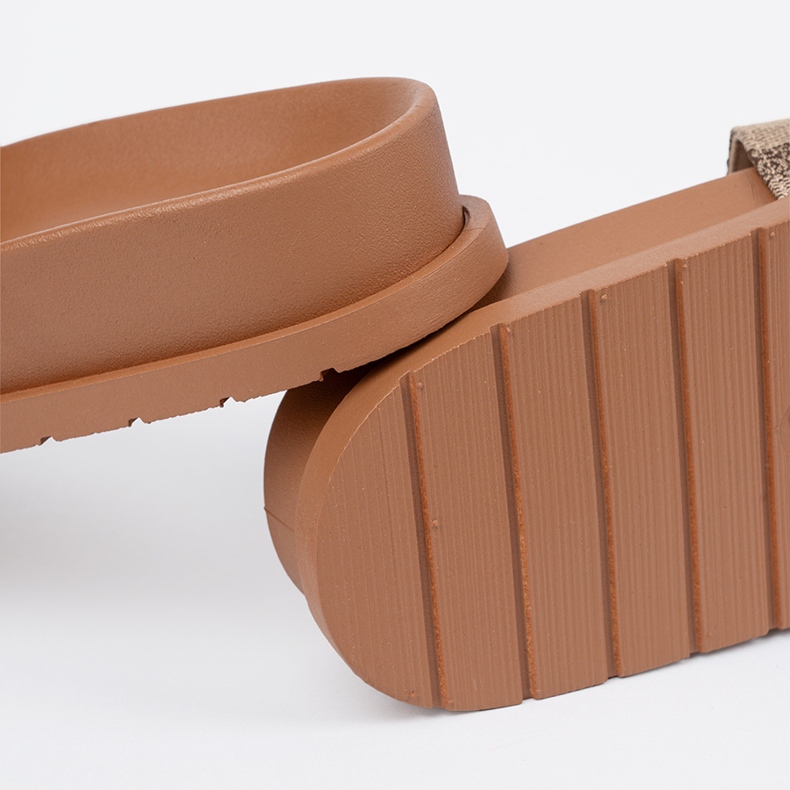 Seastar Flip brun -flops avec décoration 1