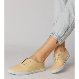 Baskets à enfiler en tissu gris 2 Baskets à enfiler en tissu gris 2