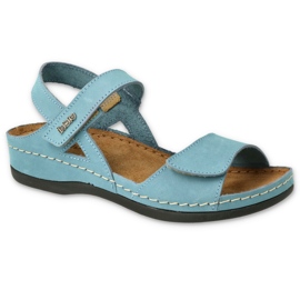 Sandales féminines 158d186 Blue Inblu bleu 1