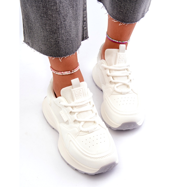 HI-POLY System Big Star Baskets Femme NN274A107 Blanc 2