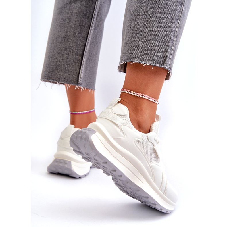 HI-POLY System Big Star Baskets Femme NN274A107 Blanc blanche 3