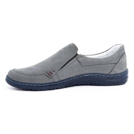 Olivier Mocassins homme en cuir Gris 943MA 2 Olivier Mocassins homme en cuir Gris 943MA 2