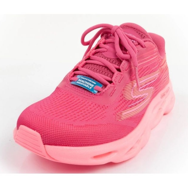 Chaussures de course Skechers va courir Swirl Tech Speed ​​129501 / HPPK rose 1