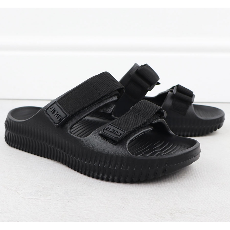 Les tongs en mousse noire Big Star RR174A026 1