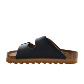 Slippers pour femmes Big Star LL274477 Black noir 1