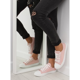 Baskets roses pour femmes T-1717 Rose 1