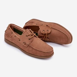 Big Star RR174162 Mandons en cuir masculin de chameau brun 1