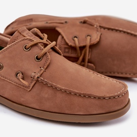 Big Star RR174162 Mandons en cuir masculin de chameau brun 2