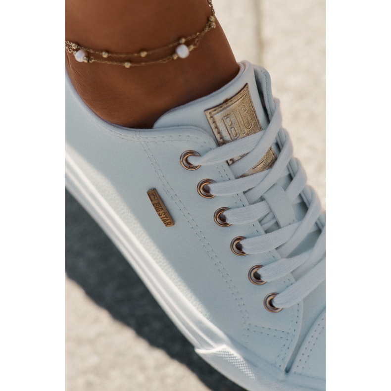 Sneakers pour femmes avec Eco Leather Big Star RR274748 White blanche 1