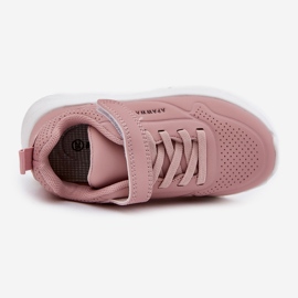 Chaussures de sport pour enfants légers sur la plate-forme rose 2