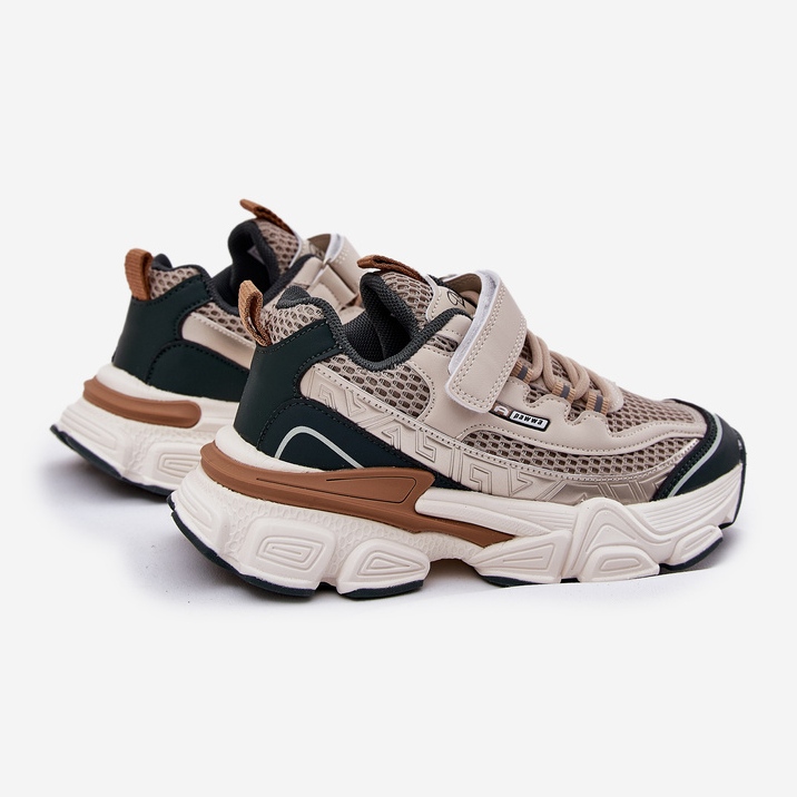 Sneakers Sports Sports Chaussures pour Velcro beige 2