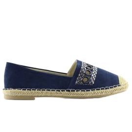 Espadrilles bleu marine SK135 DK.BLUE 1