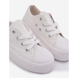 Big Star RR374009 Białe Lace -Up Sneakers blanche 2 Big Star RR374009 Białe Lace -Up Sneakers blanche 2