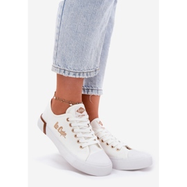 Sneakers de matériel pour femmes Lee Cooper LCW-25-31-3428L White blanc 1