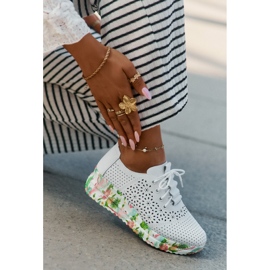 Chaussures pour femmes en cuir pour l'Artiker 56C1532 White blanc 2