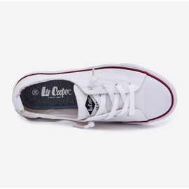 Sneakers de matériel pour femmes Lee Cooper LCW-25-02-3296L White blanche 2 Sneakers de matériel pour femmes Lee Cooper LCW-25-02-3296L White blanche 2