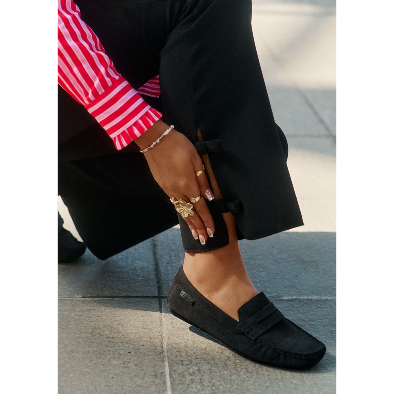 Mandis en daim féminin Big Star RR274948 Black le noir 2