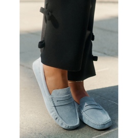 Mandis en daim féminin Big Star RR274943 Bleu 2