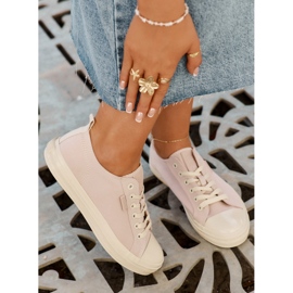 Big star féminine RR274732 Sneakers rose clair 2