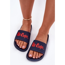 Slippers pour femmes Lee Cooper LCW-25-07-3524L Navy Blue bleu 2