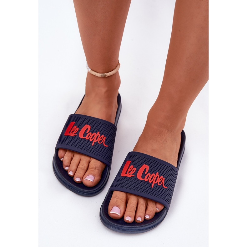 Slippers pour femmes Lee Cooper LCW-25-07-3524L Navy Blue bleu 2