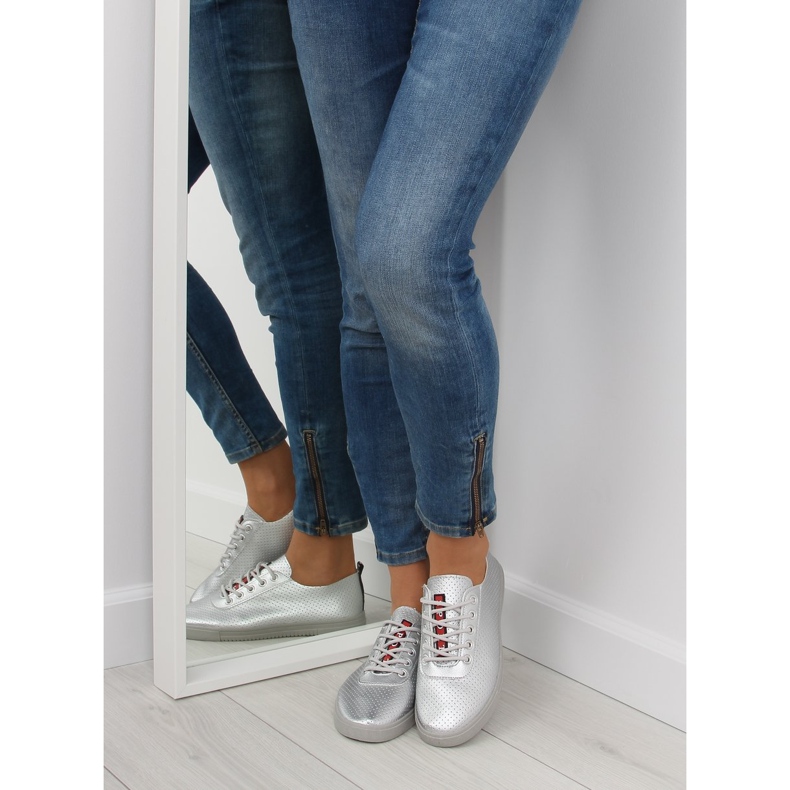 Baskets femme argent doux NB190P Argent gris 2 Baskets femme argent doux NB190P Argent gris 2