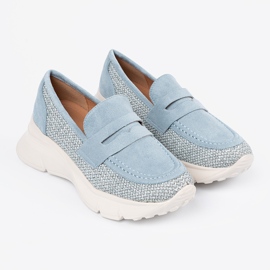 Seastar Chaussures bleues sur une semelle épaisse 3