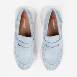 Seastar Chaussures bleues sur une semelle épaisse 4