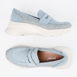 Seastar Chaussures bleues sur une semelle épaisse 5
