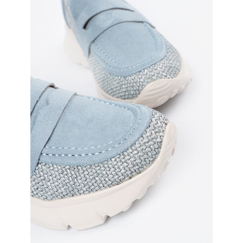 Seastar Chaussures bleues sur une semelle épaisse 2