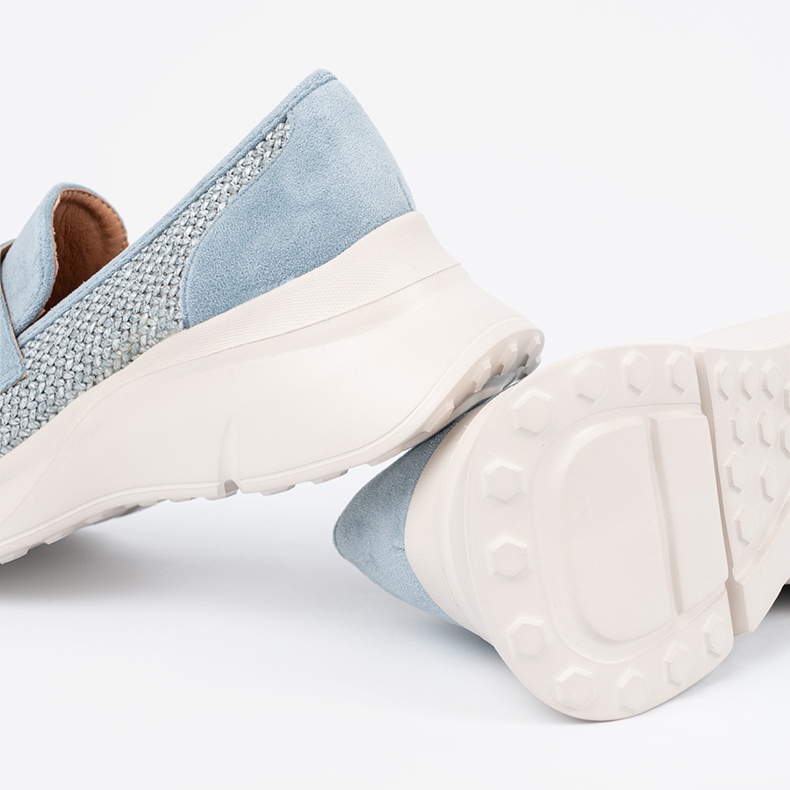 Seastar Chaussures bleues sur une semelle épaisse 1