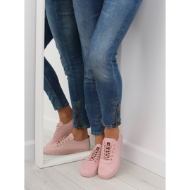 Baskets femme rose tendre NB190P Rose 2
