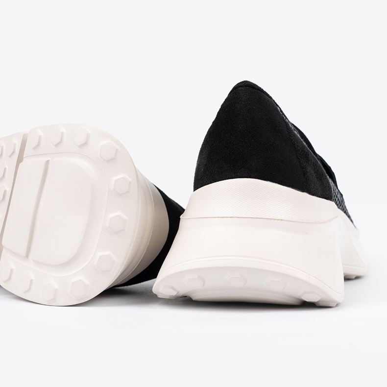 Seastar Chaussures noires sur semelle épaisse le noir 1