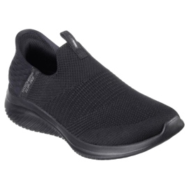 SKECHERS SLIP-INSS ULTRA FLEX 3,0 SHAURES-COEZ STREIR 149708-BBK noir 1