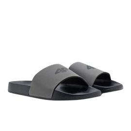 Pantoufles masculines 4f M011 4FRMM00FSLIM011 25S gris 1