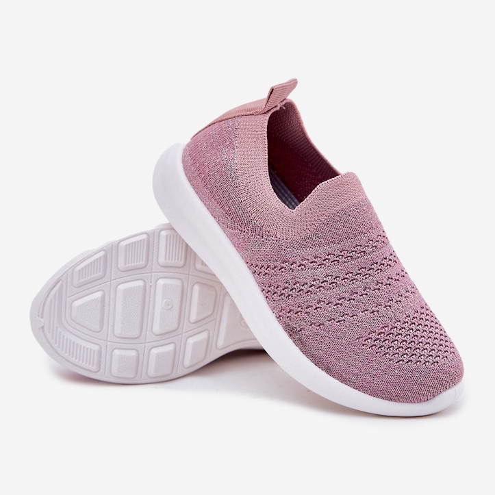 Chaussures de sport roses relues pour enfants 2