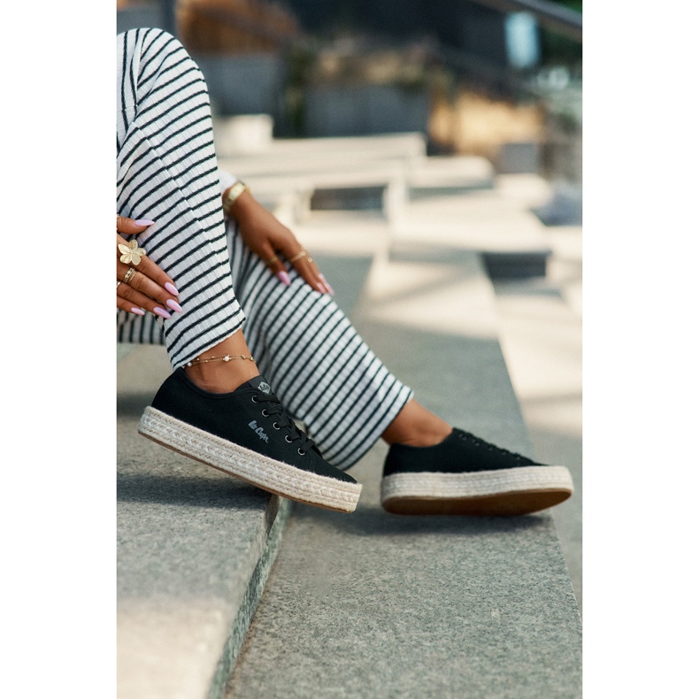 Sneakers pour femmes avec Lee Cooper LCW-25-44-3216 Sneakers noirs 2