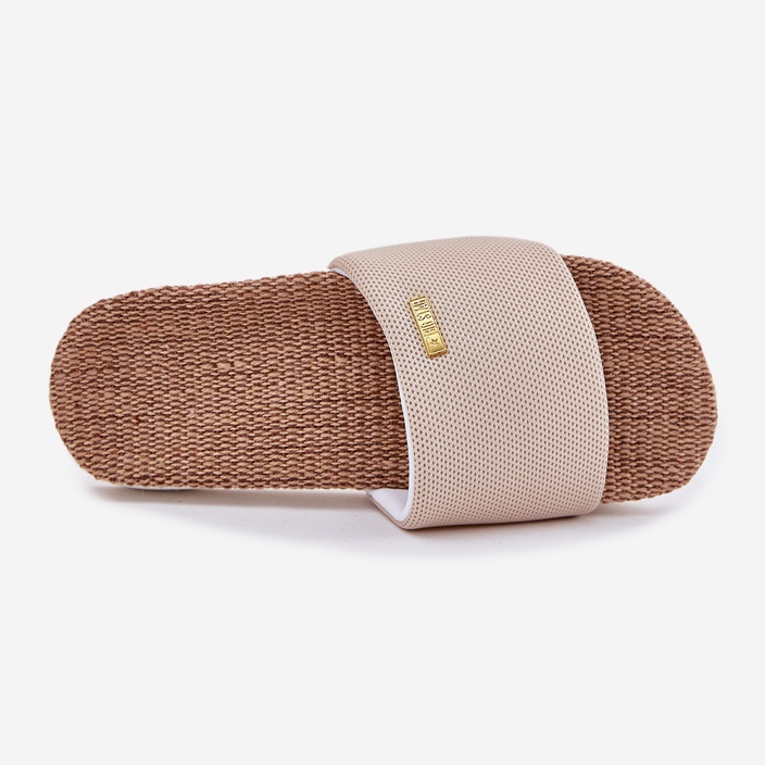 Slippers féminines Big Star RR274A102 Beige 2