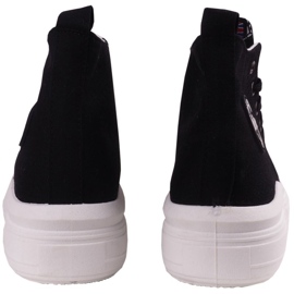 Sneakers hauts pour femmes sur la plate-forme noire de Lee Cooper LCW-23-44-1629la 3