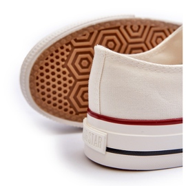 Baskets basses femme Big Star NN274274 blanc blanche 2