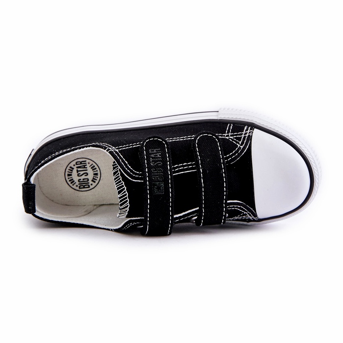 Baskets Velcro Enfant Big Star OO374008 Noir 2