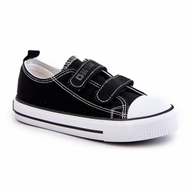 Baskets Velcro Enfant Big Star OO374008 Noir le noir 4