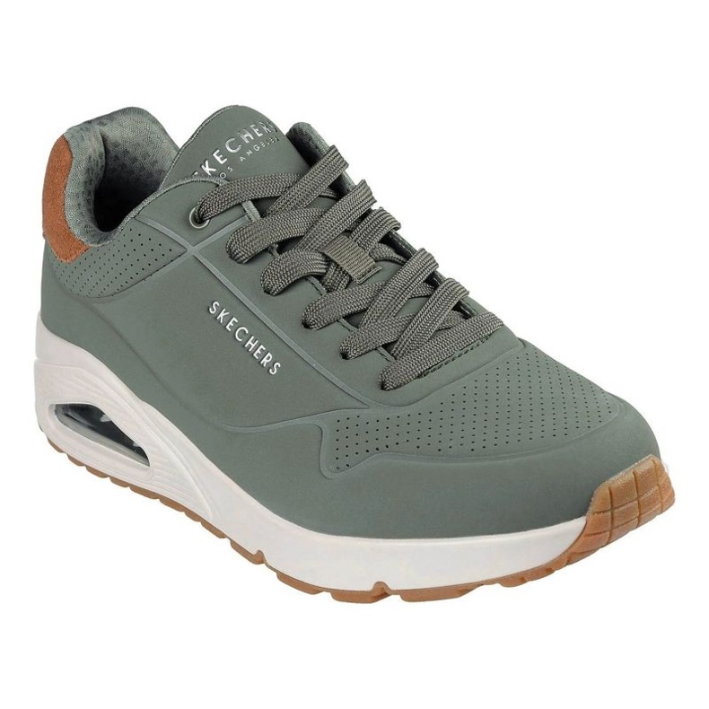 Skechers uno adapté sur les chaussures de 183004-olv en air vert 1