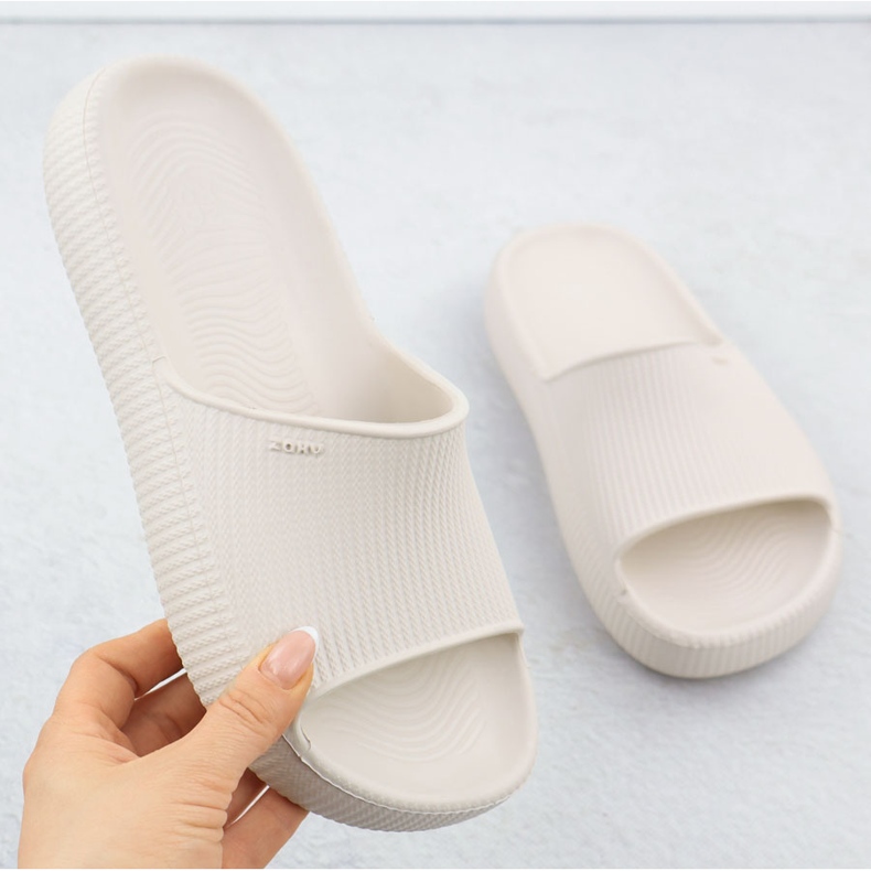 Flip pour femmes -flops Pool Beach Beach Zaxy RR285048 crémeux 1