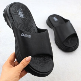 Sports féminins Kapki sur une semelle épaisse noire Big Star RR274A577 le noir 1