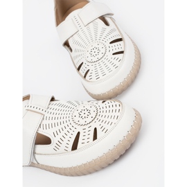 Seastar Chaussures ouvertes pour femmes avec velcro blanche 1 Seastar Chaussures ouvertes pour femmes avec velcro blanche 1