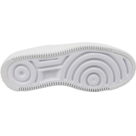 Chaussures Nike Air Force 1 Sage Low AR5339-100 en cuir blanc blanche 3