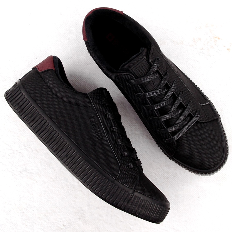 Sneakers isolés pour femmes Big Star OO274A462 Black noir 5