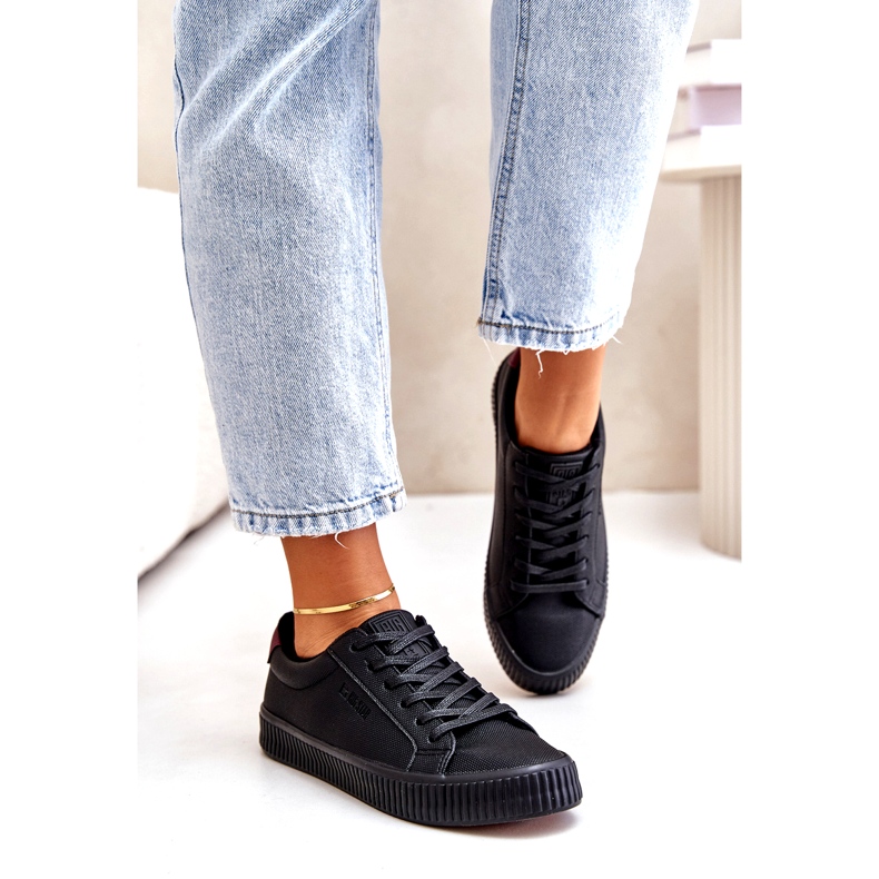 Sneakers isolés pour femmes Big Star OO274A462 Black le noir 1